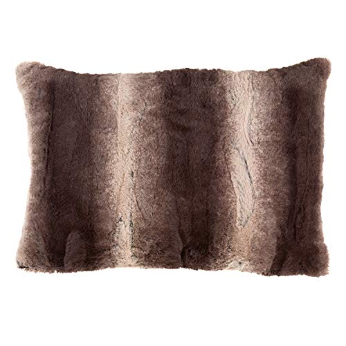 Fennco Styles Wilma Collection Country Faux Rabbit Fur Palette Throw Pillows and Cases – Variety Color Decorative Pillow and Case for Couch, Bedroom and Living Room Décor