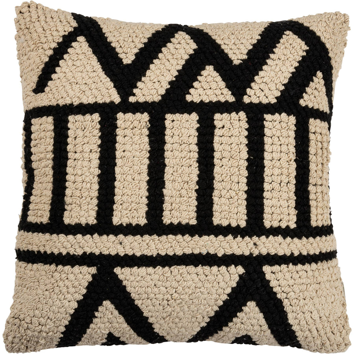 Cream Geo Pillow
