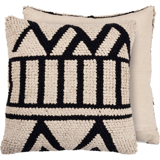 Cream Geo Pillow